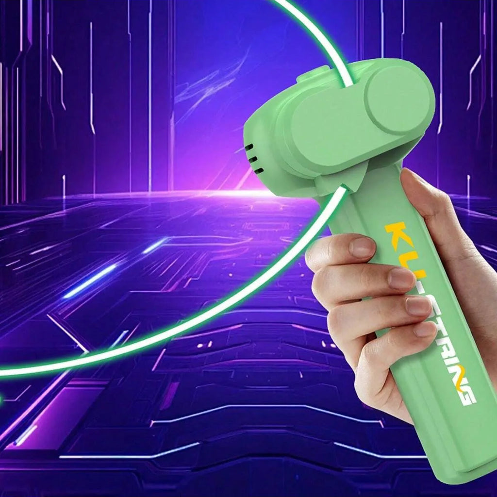 Illuminated Rope Launcher Toy - Aerodynamic Flying Loop for Endless Outdoor Entertainment and Festive Fun