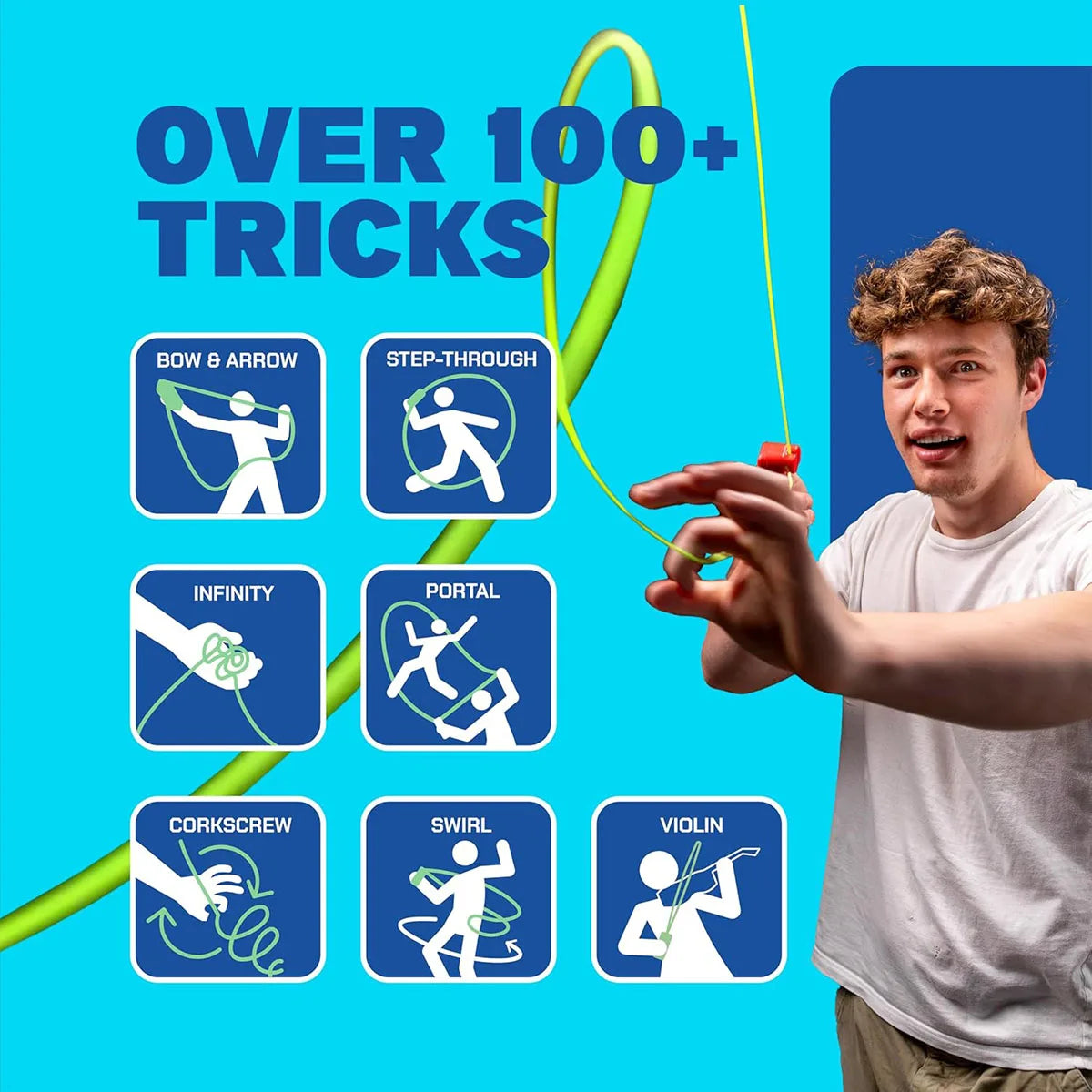 Illuminated Rope Launcher Toy - Aerodynamic Flying Loop for Endless Outdoor Entertainment and Festive Fun