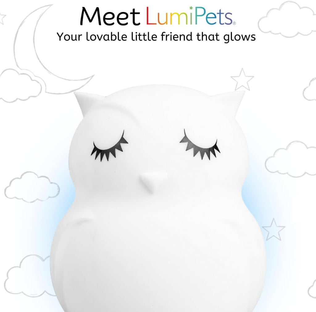 Enchanting Remote Control Silicone Night Light for Kids - Adorable Owl Design with 9 Soothing Colors & Sleep Timer - Perfect Rechargeable, Battery-Operated Lamp for Baby Nursery, Toddler, Girls, and Boys