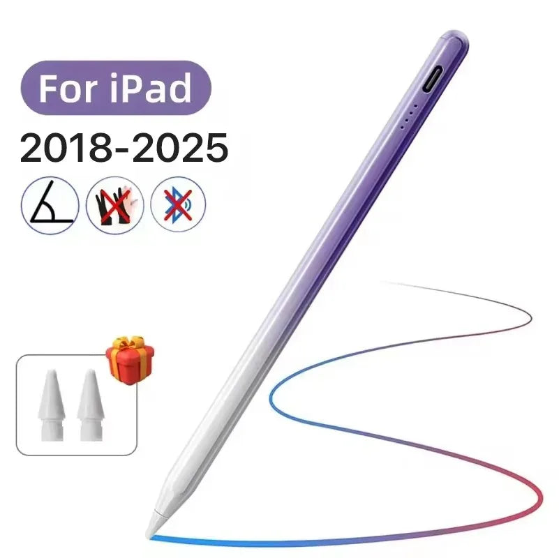 Magnetic Stylus Pen for Ipad 2018-2026 Pro Air Mini Pencil with Palm Rejection No Bluetooth for Apple Iphone Pen for Note Taking