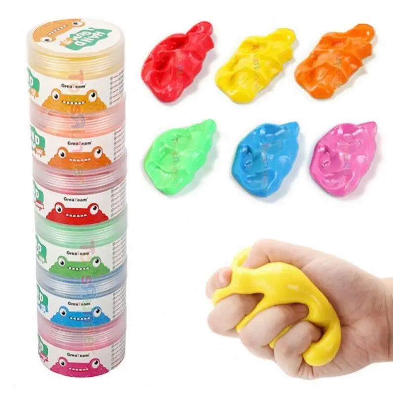 TOYSRUNNER Non-Toxic Hand Strength Training Slime Kit - Fun Rehabilitation Therapy Playdough for All Ages