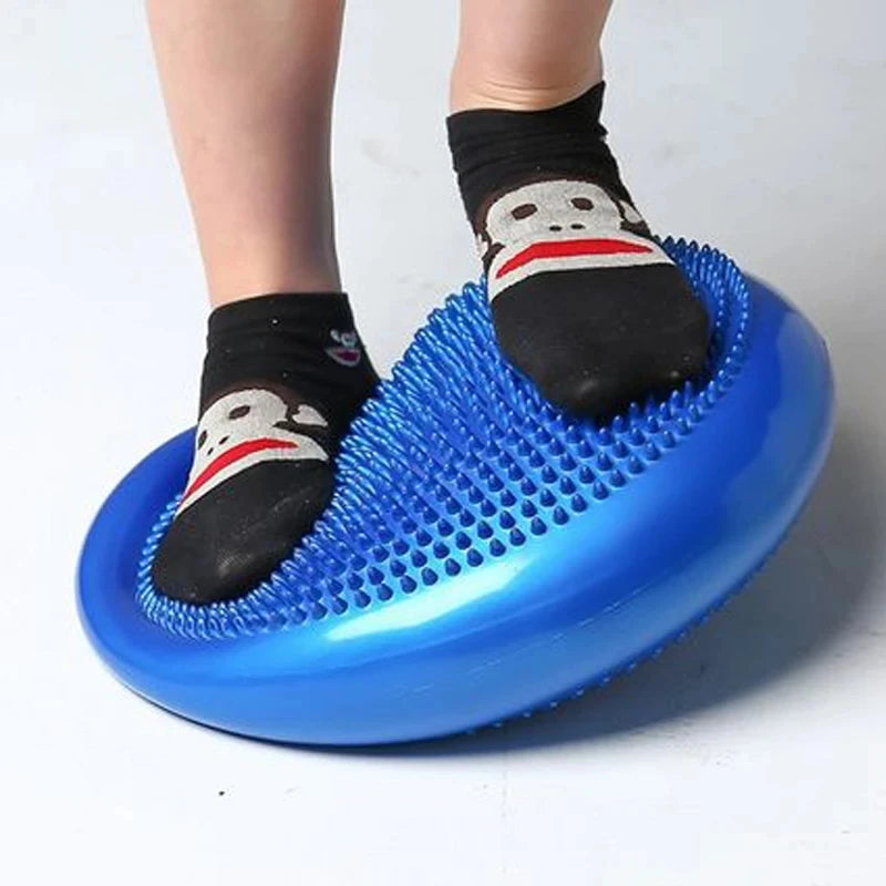 Enhance Balance and Coordination with Our Inflatable Wobble Cushion - Perfect for Therapy, Fun, and Fitness!