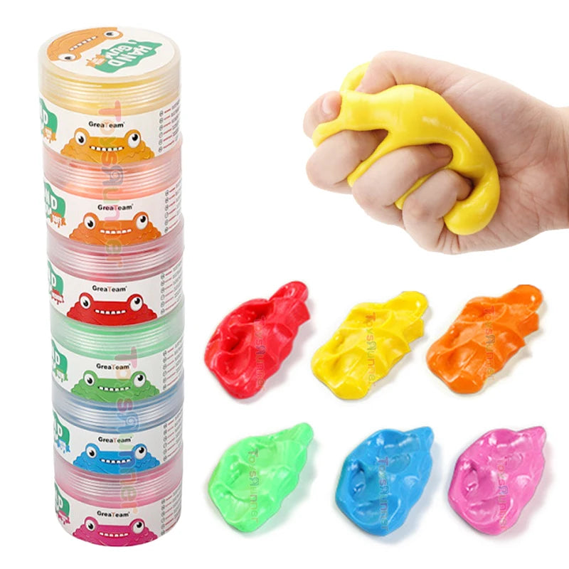 TOYSRUNNER Non-Toxic Hand Strength Training Slime Kit - Fun Rehabilitation Therapy Playdough for All Ages
