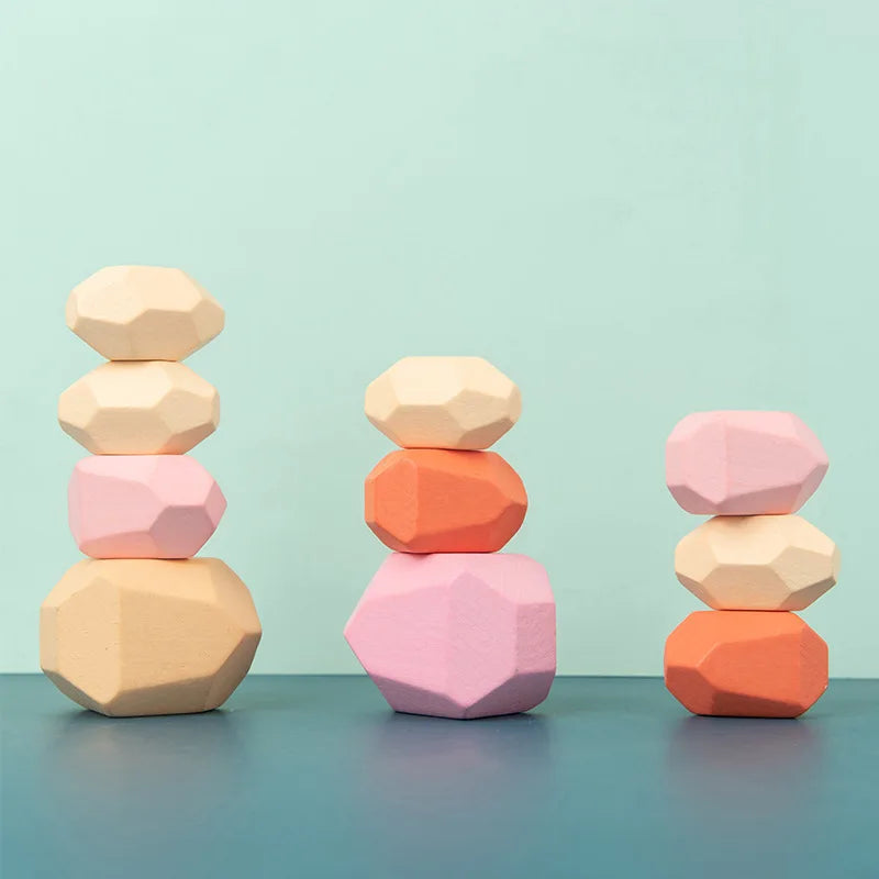Discover the Joy of Learning with Our Nordic Montessori Wooden Rainbow Stacking Toy - Perfect for Kids Aged 3-6!