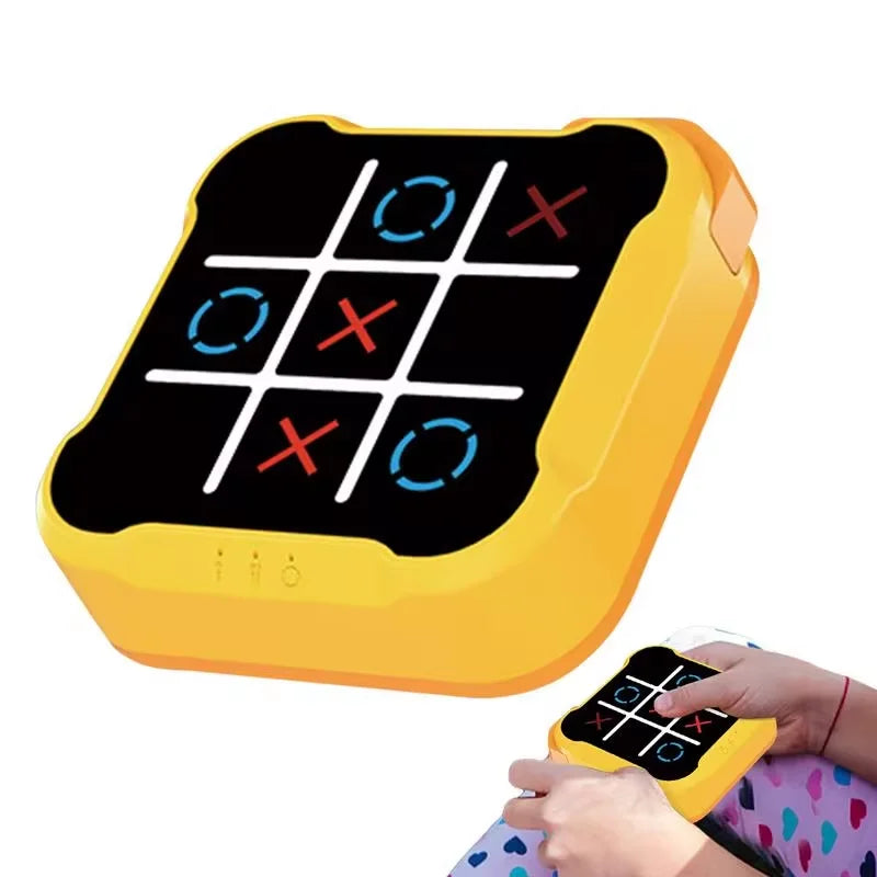 Engaging Electronic Tic-Tac-Toe Game - Fun Montessori Puzzle Board for Kids and Adults