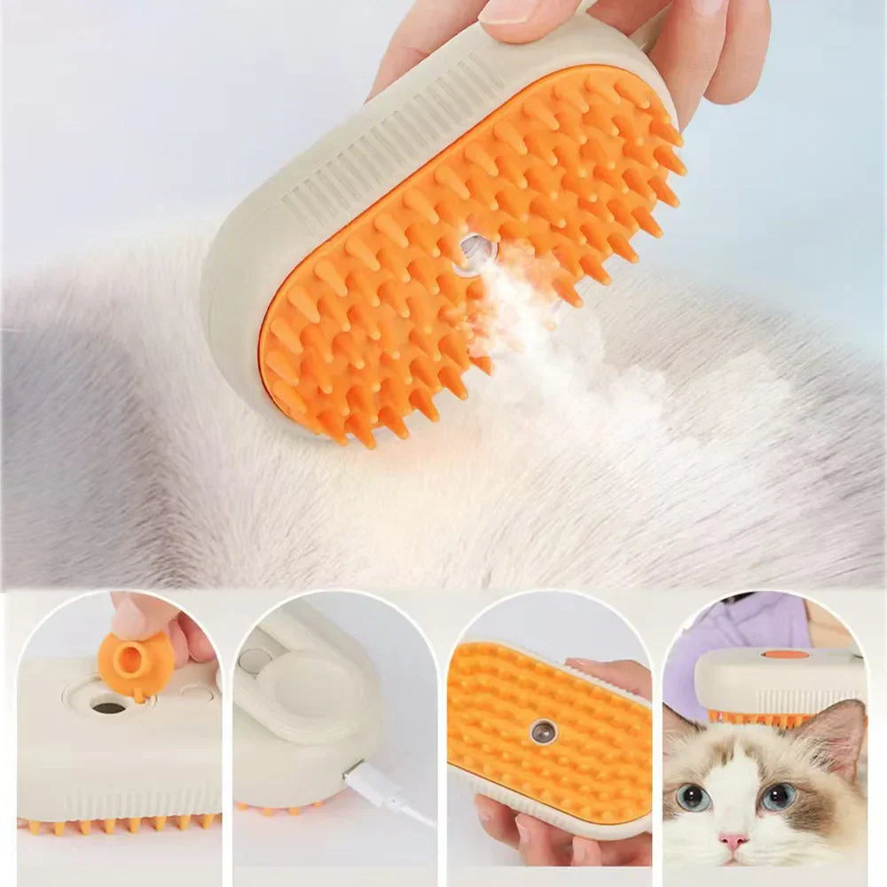 Revolutionary Electric Steam Brush for a Shiny and Healthy Coat