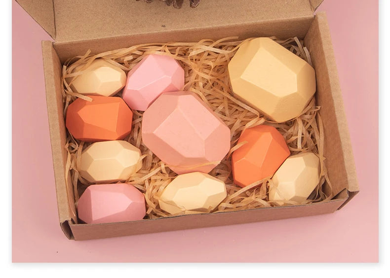 Discover the Joy of Learning with Our Nordic Montessori Wooden Rainbow Stacking Toy - Perfect for Kids Aged 3-6!