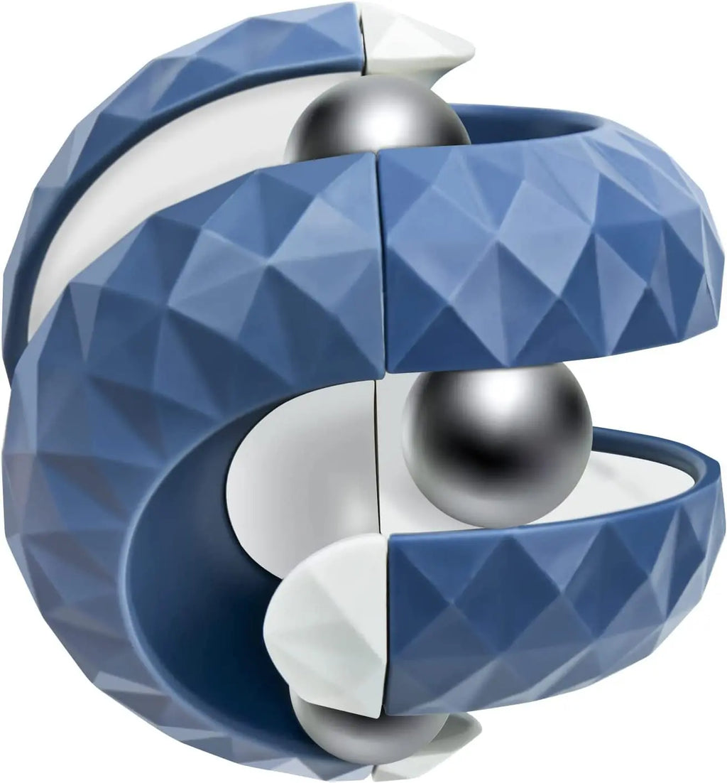 Sensory Decompression Track Ball Cube Toy for Children with Autism - Anti-Pressure Infinite Flip Design