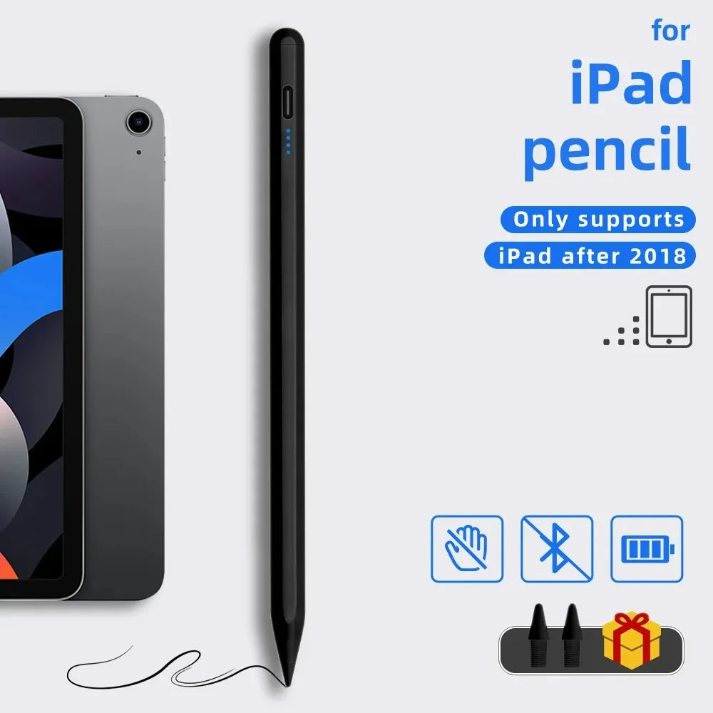 Magnetic Stylus Pen for Ipad 2018-2026 Pro Air Mini Pencil with Palm Rejection No Bluetooth for Apple Iphone Pen for Note Taking