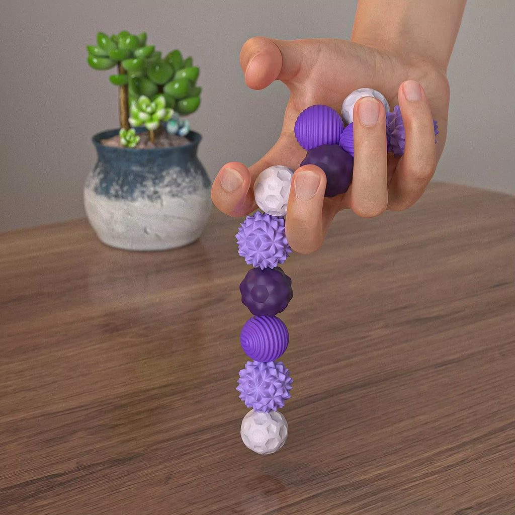 Silicone Magnetic Sensory Fidget Balls for Stress Relief and Calming, Suitable for Kids and Adults with Autism and Anxiety