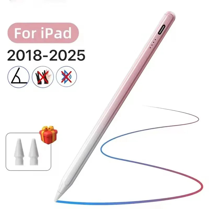 Magnetic Stylus Pen for Ipad 2018-2026 Pro Air Mini Pencil with Palm Rejection No Bluetooth for Apple Iphone Pen for Note Taking
