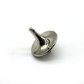 Metal Gyro Silver Hand Spinning Top - Small Cyclone Gyroscope Anti-Stress Fidget Toy for Children and Gifts